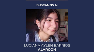 Alerta nacional: buscan a Luciana Aylen Barrios Alarcón, menor desaparecida en Córdoba